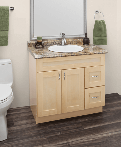 Custom Natural Maple Bathroom Vanities