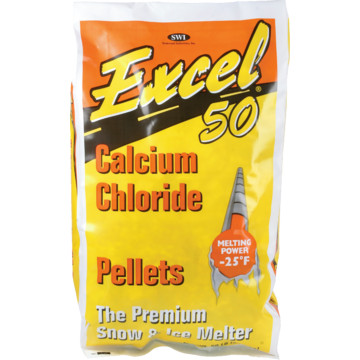 50 Pound Bag Excel Calcium Chloride Pellets HD Supply