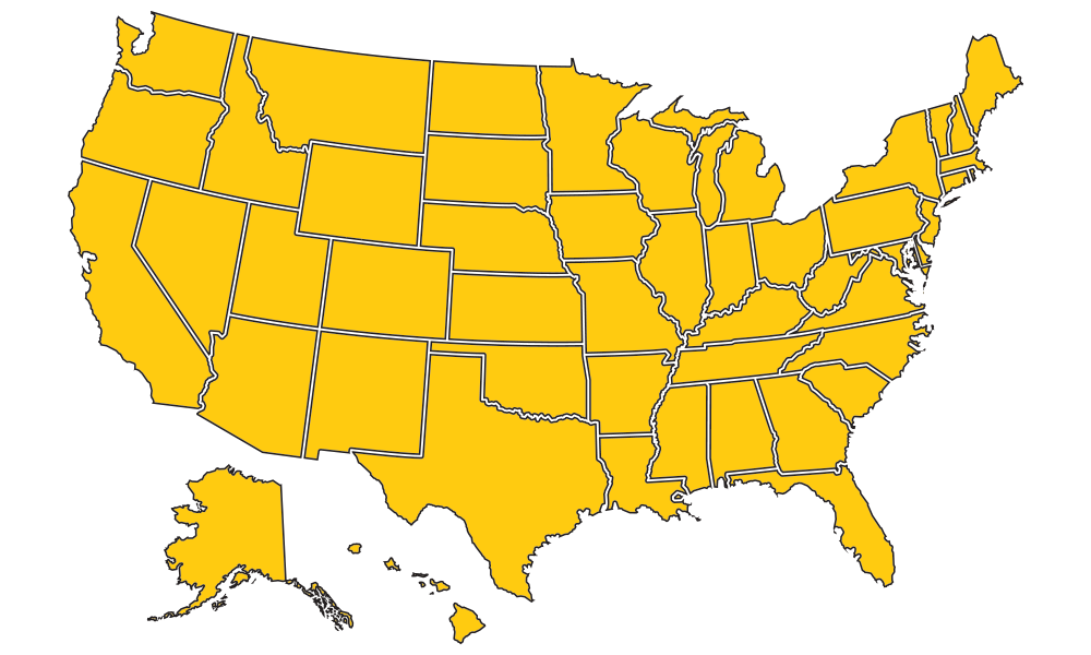 United States CO Alarm Legislation Map