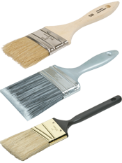 We carry all types of paint brushes