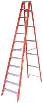 Use a ladder for hard to reach places