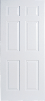 6-Panel Slab Door