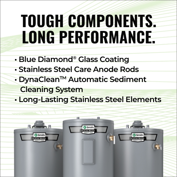 Tough Component. Long Performance. Blue Diamond Glass Coating. Stainless Steel Care Anode Rods. DynaClean Automatic Sediment Cleaning System. Long-Lasting Stainless Steel Elements.