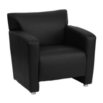 Flash Furniture - Hercules Majesty Series Leather Chair - Black