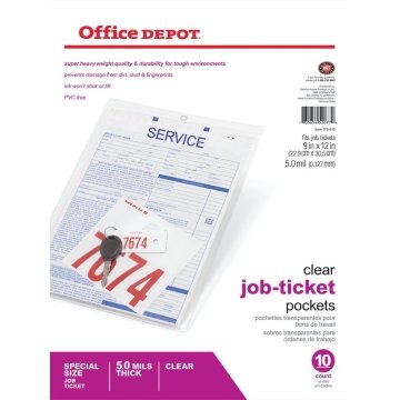 Office Depot Brand 10 Pocket Sheet Protector 8 12 x 11 Clear - Office Depot