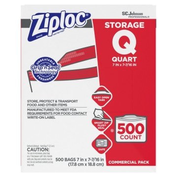 Ziploc One Press Seal Rectangular Storage Containers & Lids - 5 Pack, 8 oz  - Kroger