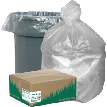 BROWN 250/CASE Sani Liner High-density Trash Bags 0.19 MIL 9 IN X 17 IN. 
