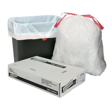 Sani Liner BROWN High-density Trash Bags 0.19 MIL 9 IN X 17 IN. 250/CASE 