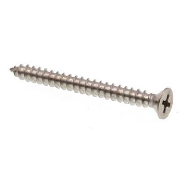 Wood Screws Steel Flat Phillips Drive #8 X 2-1//4 1500 pcs Black Oxide