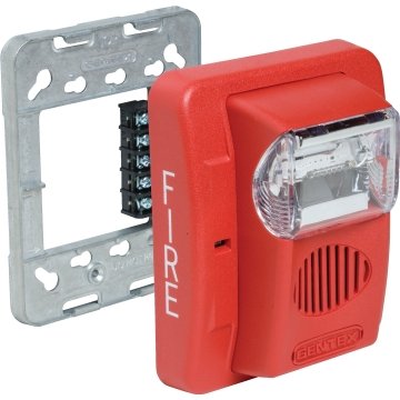 Gentex ST24-75WR Commander Fire Alarm Remote Strobe Red 