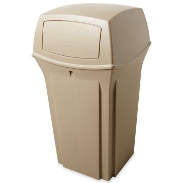 Rubbermaid® Commercial Slim Jim Wall-Mounted Container, 15 gal