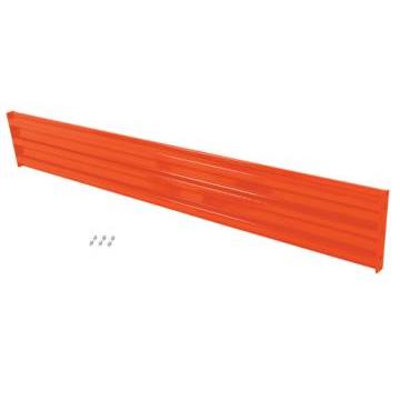 VESTIL Bolt-ON Style Guard Rail 10 FT Orange (GR-F3R-BO-10-OR)