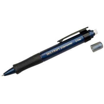 Skilcraft Ergonomic Mech Pencil 0.7 Mm Black Lead Blue Barrel
