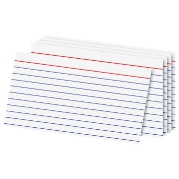 200 Ct. 3 X 5 Ruled White Index Card – hrkgroup
