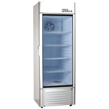 Premium Levella 18.0 Cu ft Double Door Commercial Refrigerator in Gray