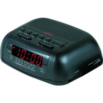 HD Supply 89014 Sunbeam Black Am/fm Alarm Clock Radio for sale online 