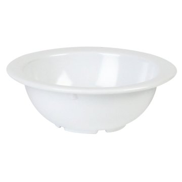 Thunder Group SD6018J Jazz 10 Qt. Round Melamine Bowl with Crackle-Finished  Border - 18 x 6