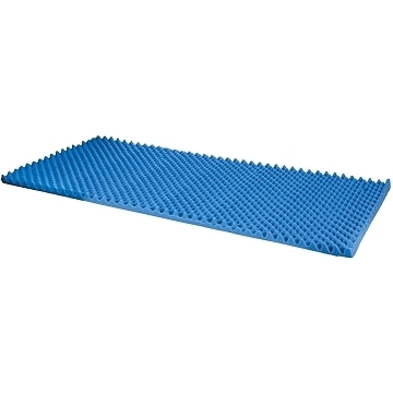 DMI Convoluted Foam Bed Hospital Size Pad Mattress Topper - Blue