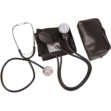 EMI Manual Blood Pressure Monitor with XL / Large Adult Cuff and  Stethoscope set