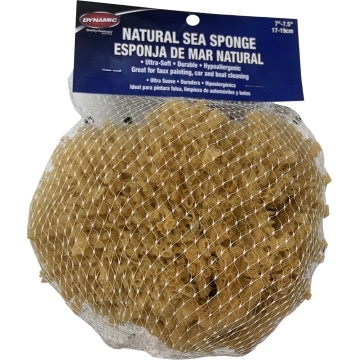 Dynamic 00008 Natural Sea Sponge 7 - 7.5 17-19cm