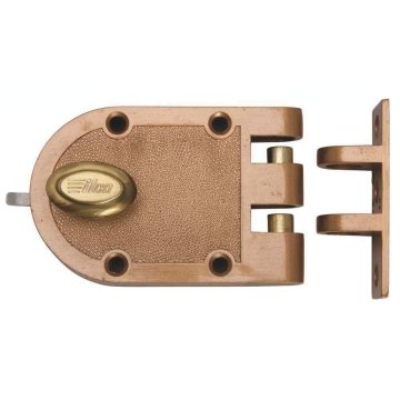 Kaba Ilco 1-Cylinder Surface Bolt Jimmy Proof Lock No Cylinder