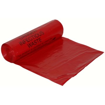 Biodegradable Red Printed Garbage Bags For Office & Pantry 240 Pcs