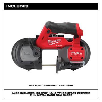M12 brushless bandsaw shop