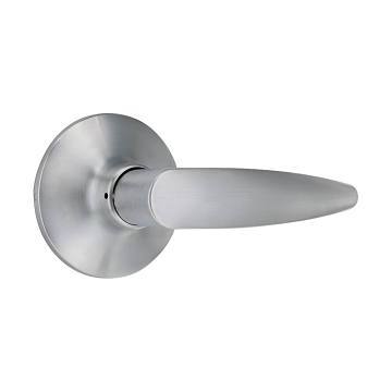 Shield Security Straight Keyless Passage Door Lever In Satin