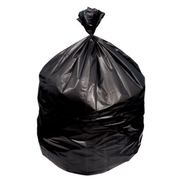 Maintenance Warehouse® 23 Gal 1 Mil Low-Density Trash Bag (200-Pack)  (Black)