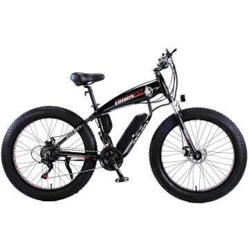 Edison Fat Boy Aluminum Alloy E Bike Black HD Supply