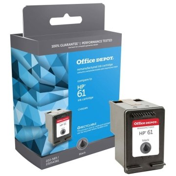 Office Depot® 61 -Hp 61 / Ch561wn- Remanufactured Black Ink Cartridge | HD  Supply