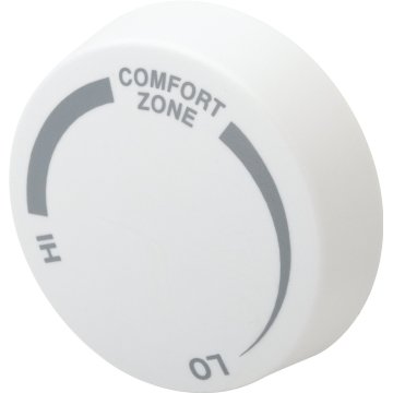 Cadet White Single Pole Baseboard Thermostat Knob | HD Supply