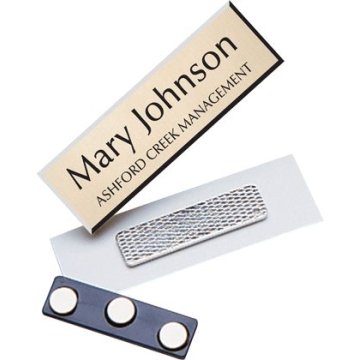Alpha Tags for Name Badge Trays - Made in the USA