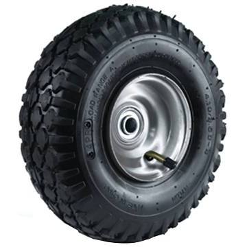 Pneumatic Tire and Wheel — 10in. x 4.10/3.50-4