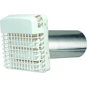 4 in. x 8 ft. Dryer Vent Kit with Guard