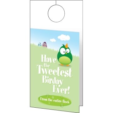 Personalized Lighterside Hanging Cards, Tweetest Design