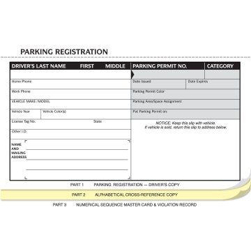 Parking Log Books Forms Hd Supply