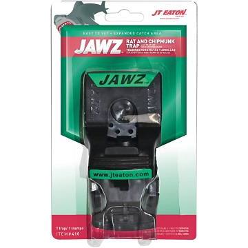 JT Eaton 409BULK Jawz Plastic Mouse Trap for Solid or Liquid Bait
