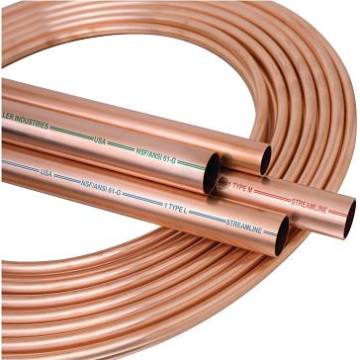 1 in. x 10 ft. Copper Type M Rigid Pipe