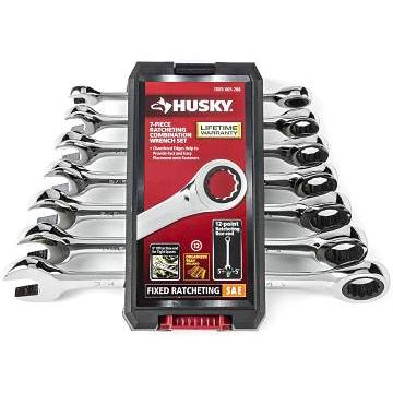 Husky wrench store ratchet set