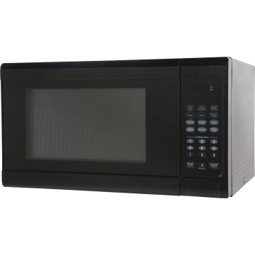 0.7 Cu Ft Microwave Oven, 700 Watts, Black - Zerbee