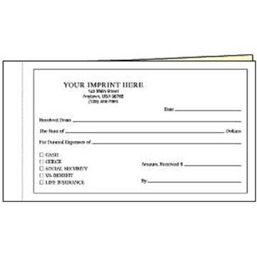 Funeral Receipt Books Hd Supply