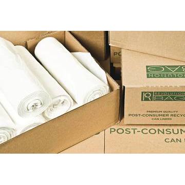 PCSJHRN Trash Bags 28x45 0.58 Mil NATURAL