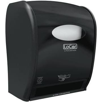 Lavex Translucent Black Automatic Paper Towel Dispenser with Motion Sensor
