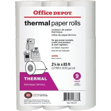 Office Depot® Brand Thermal Paper Rolls, 2 1/4