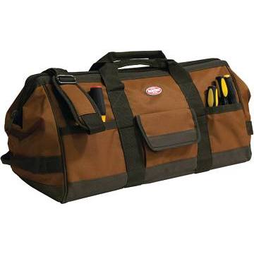 Bucket Boss Gatemouth 24 Tool Bag In Brown And Green W/ 36