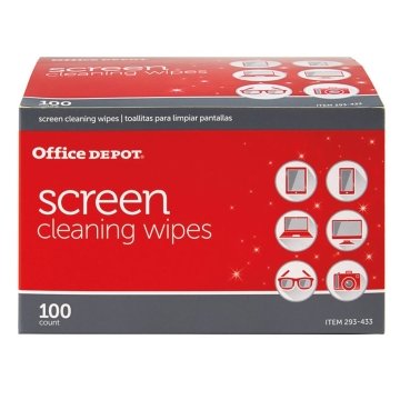 Office Depot Sealed Wrapper Screen Cleaning Wipes Package Of 100 | HD Supply