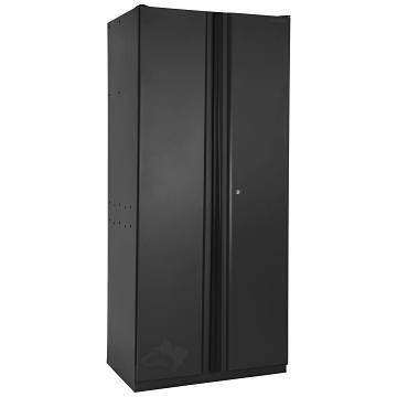 Husky Heavy Duty Welded 20 Gauge Steel Freestanding Garage Cabinet Black