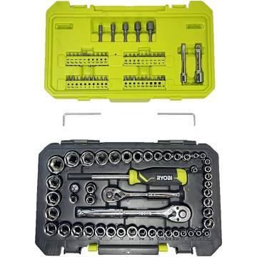 Ryobi Mechanics Set With Case, 97 Piece | HD Supply