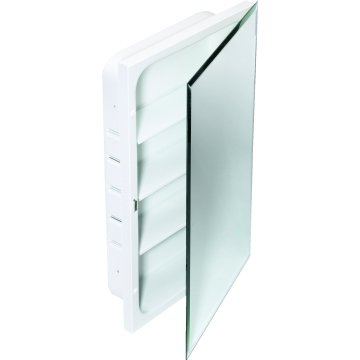 16 W X 26 H Recessed Mirrored Medicine Cabinet With Steel Body And Shelves Hd Supply